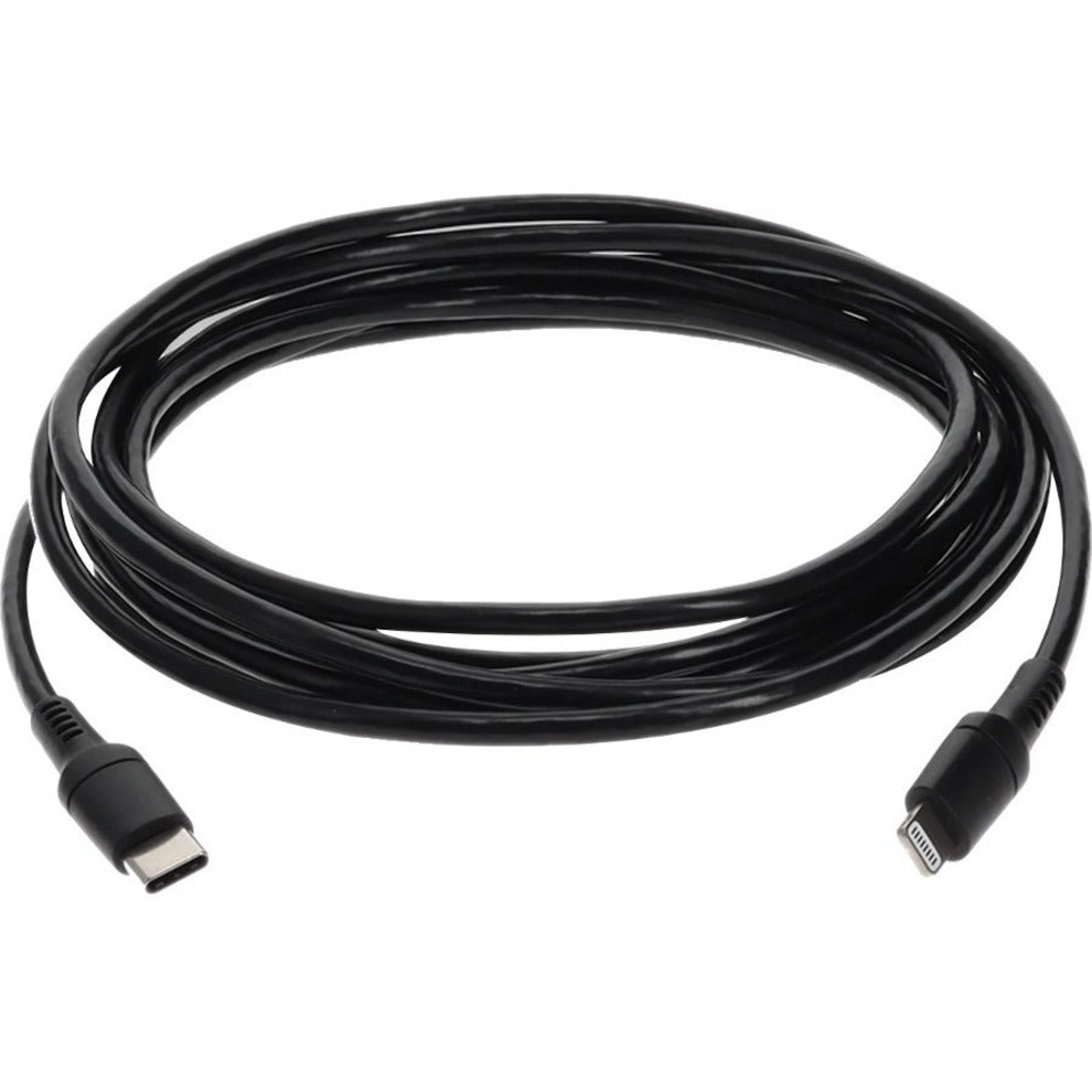 AddOn USBC2LGT3MB 3.0m USB 3.1 C to LTNG M to M Cable, Black