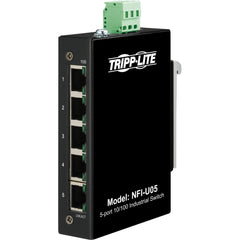 Tripp Lite NFI-U05 Ethernet Switch Unmanaged 5-Port Industrial DIN Mount 10/100 Mbps