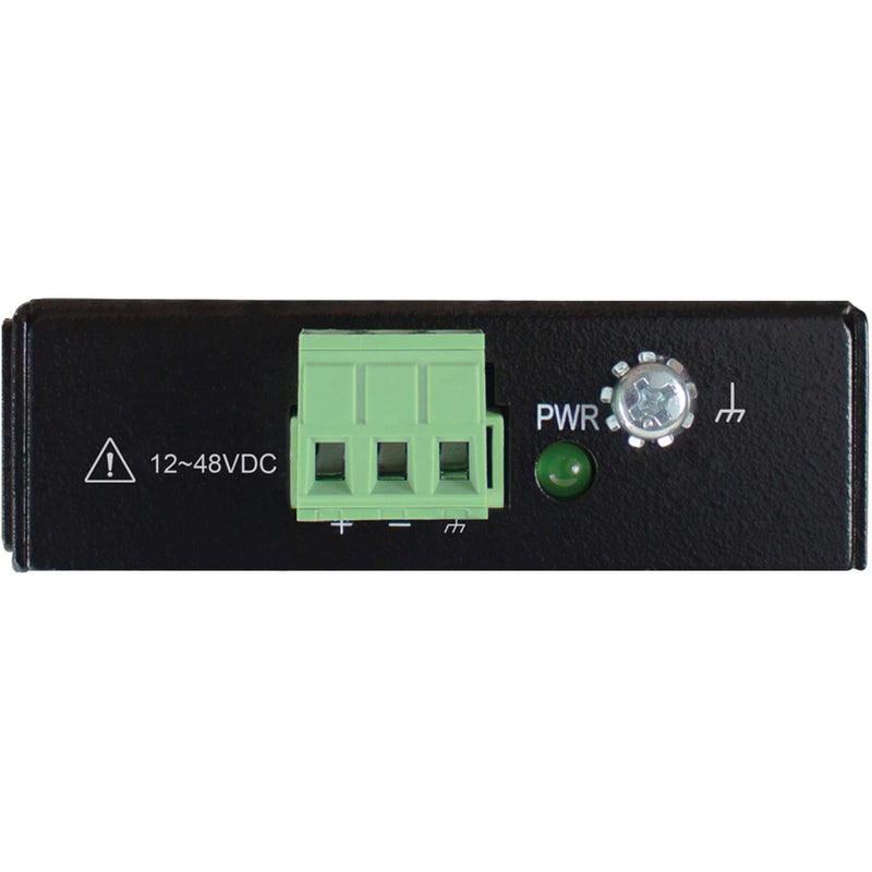 Power terminal block and LED indicator of NFI-U05 industrial ethernet switch