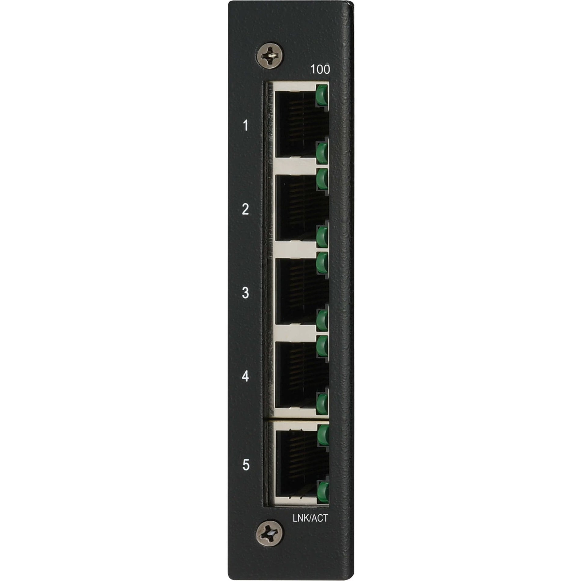 Tripp Lite NFI-U05 Ethernet Switch, Unmanaged 5-Port Industrial DIN Mount 10/100 Mbps