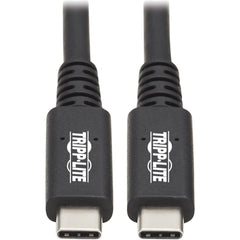 트립 라이트 U520-31N USB4 40Gbps 케이블 (남성/남성) USB-C 8K 60 Hz 100W PD 충전 검정 31 인치.