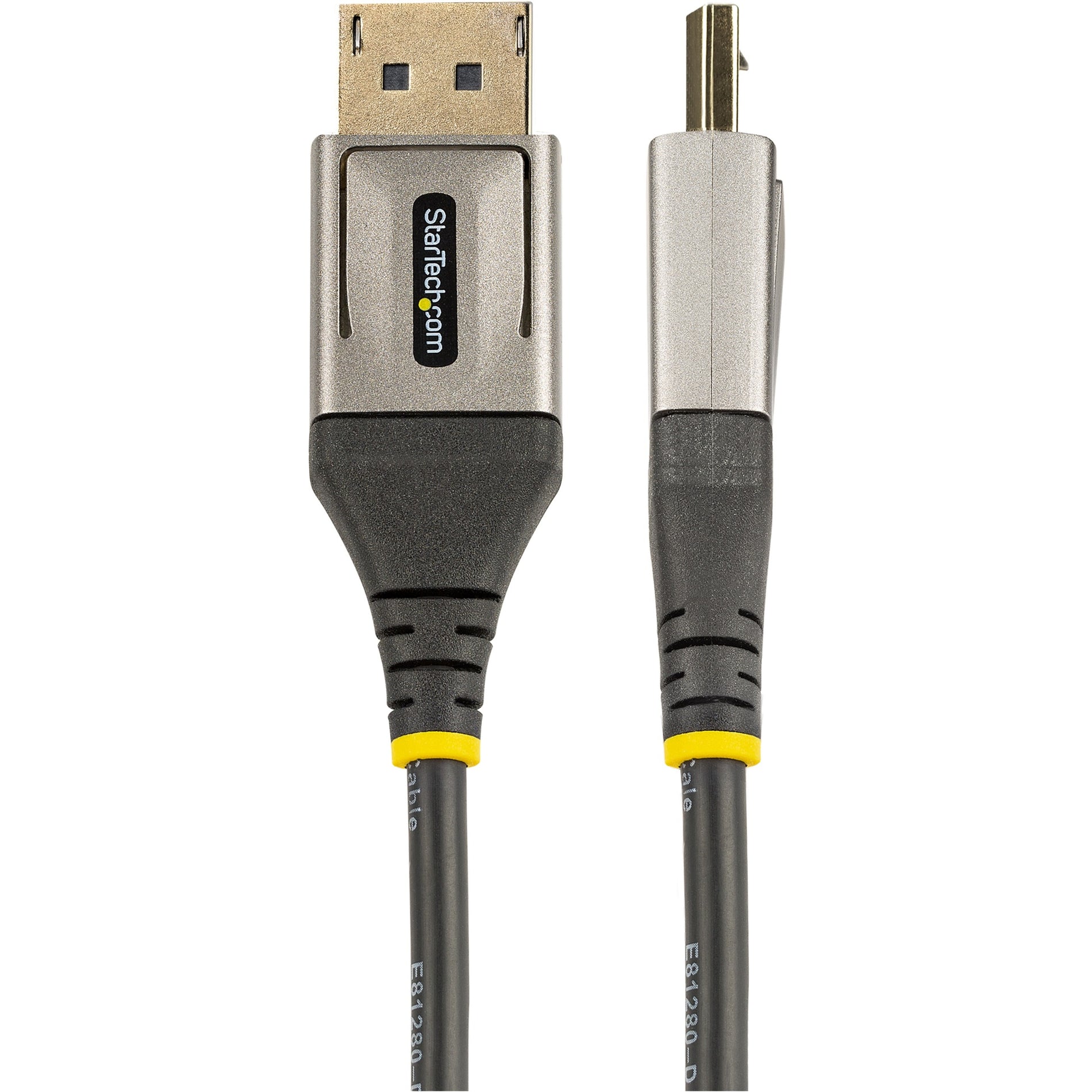 StarTech.com   كابل عرض DisplayPort 1.4 8K، 10 قدم (3 م)، معتمد من VESA، 8K 60 هرتز HDR10، فيديو UHD 4K 120 هرتز، كابل مراقبة DP إلى DP