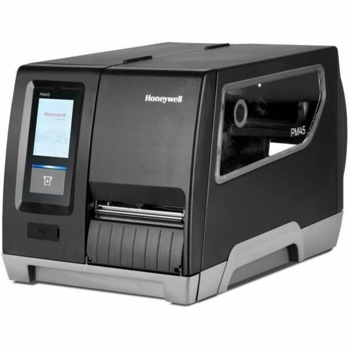 Honeywell PM45C Industrial Thermal Transfer Printer, Monochrome Label Printing, 203 DPI, 13.78 IPS, Ethernet, USB, Bluetooth, LCD Display - PM45CA1000030200 (1 Year Warranty)