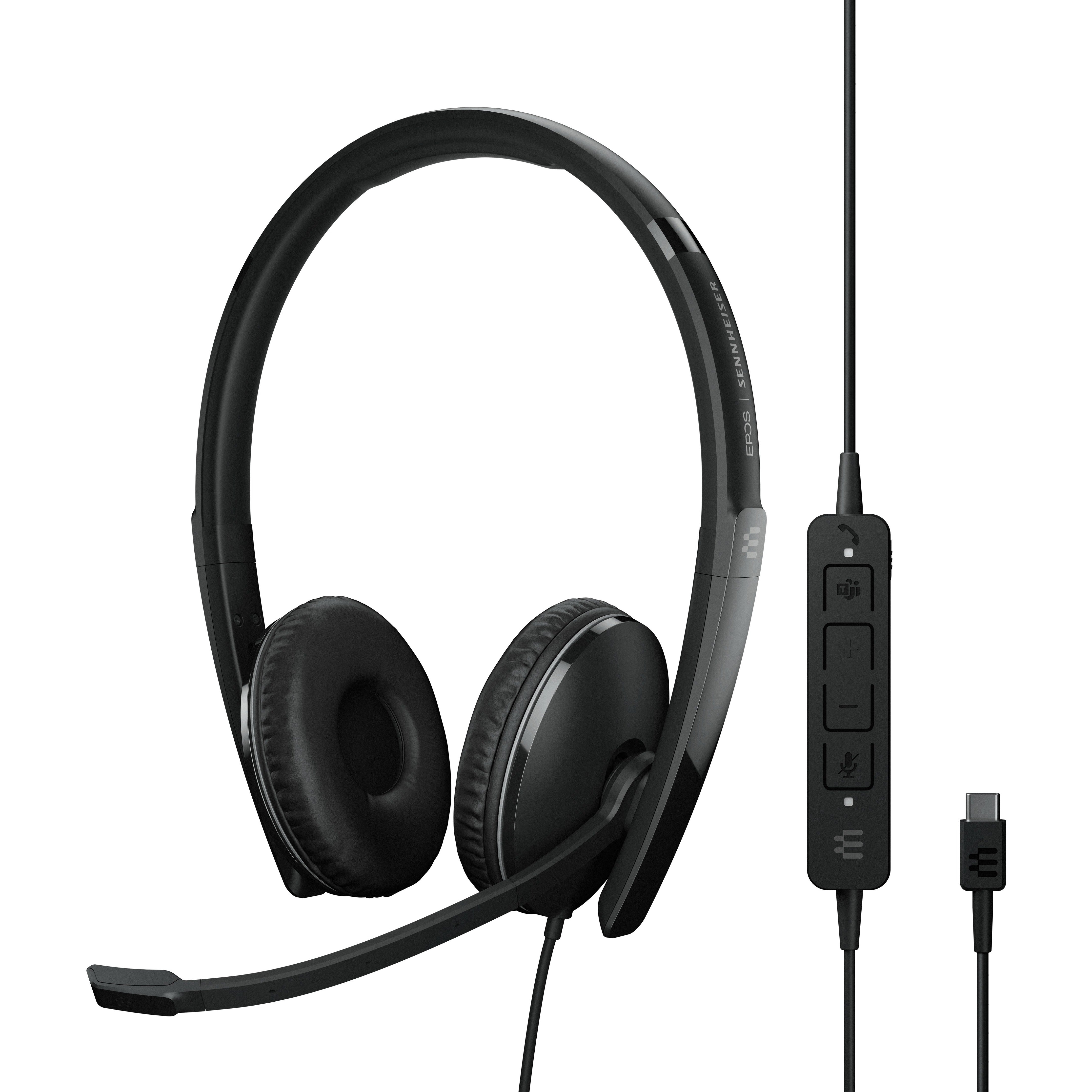 EPOS | SENNHEISER 1000221 ADAPT 160T ANC USB-C Headset, Noise Cancelling, Microsoft Teams Certified and UC