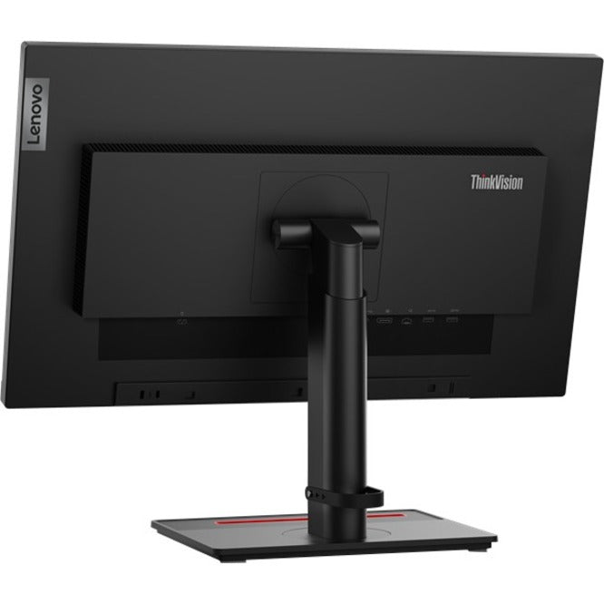 Lenovo 62D9GAR6US ThinkVision T24m-20 Widescreen LCD Monitor, FHD 1920 x 1080, Near-Edgeless, Webcam, Microphone, USB Hub