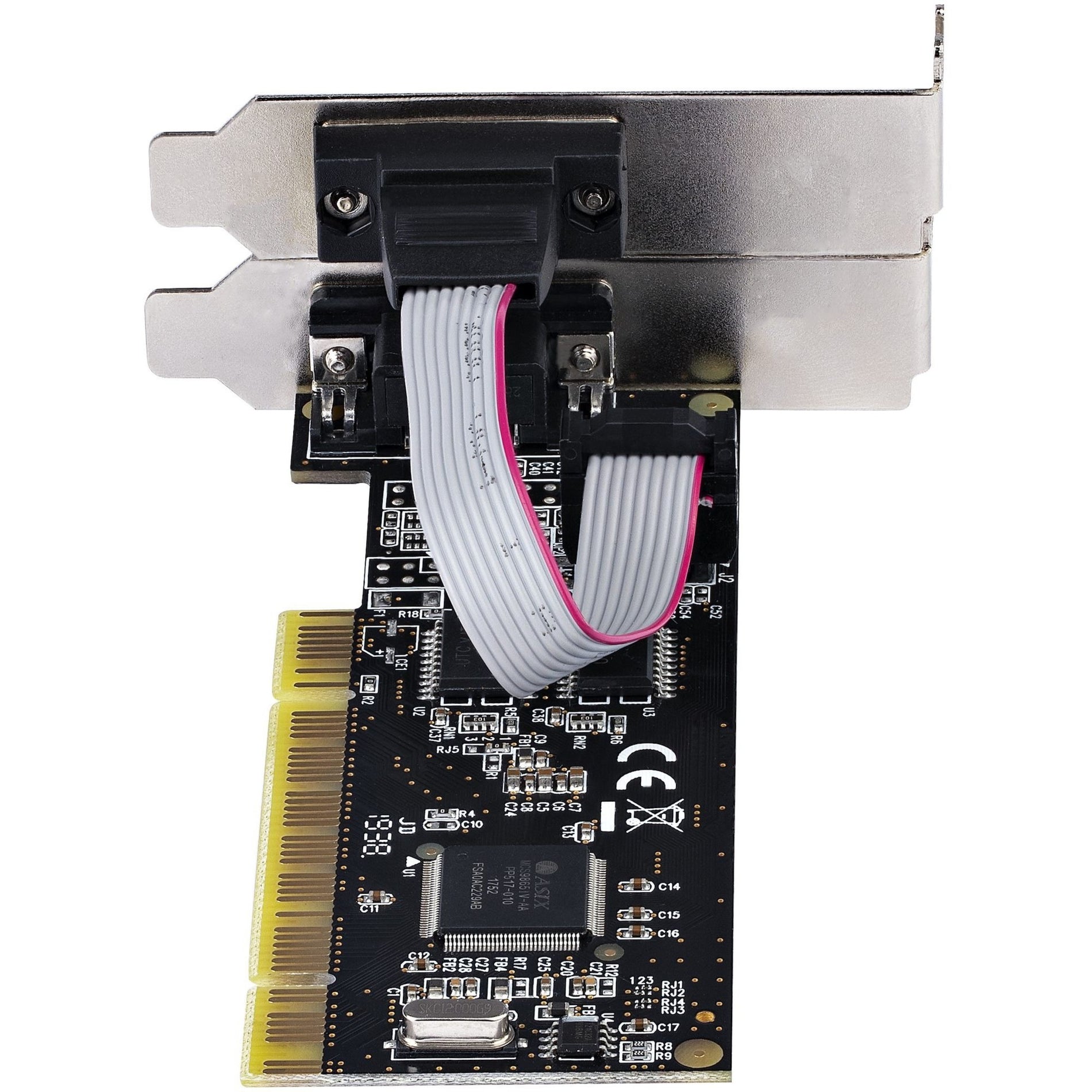 StarTech.com PCI2S5502 Multiport Serial Adapter, RS-232, 115.2 Kbps, 2 Serial Ports