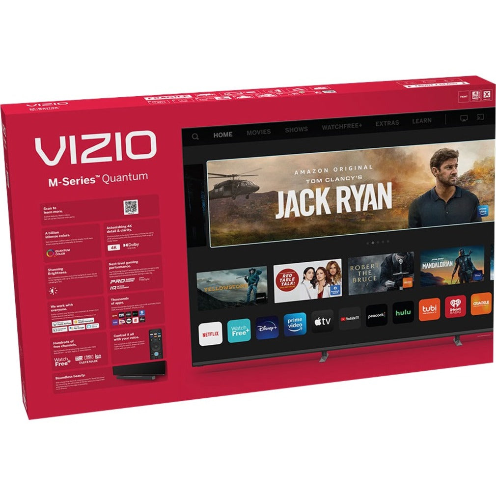 VIZIO M50Q6-J01 M-Series Quantum 50" 4K HDR Smart TV, Bezel-free Design, Chromecast, Game Mode