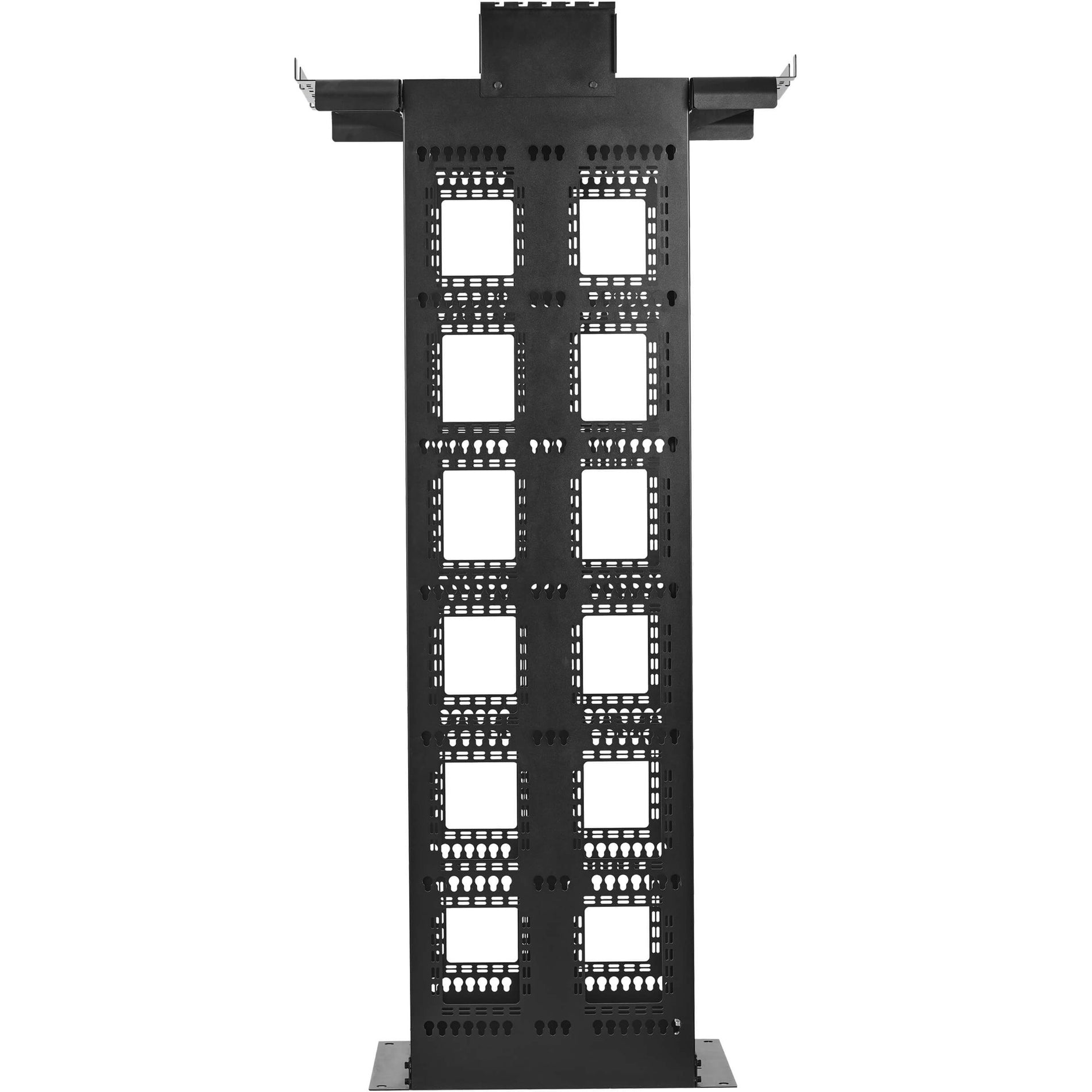 Front facing view of open frame rack showing mounting positions and accessibility-alternate-image3