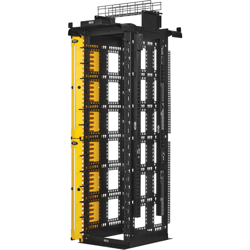 View showing equipment access and cable management integration