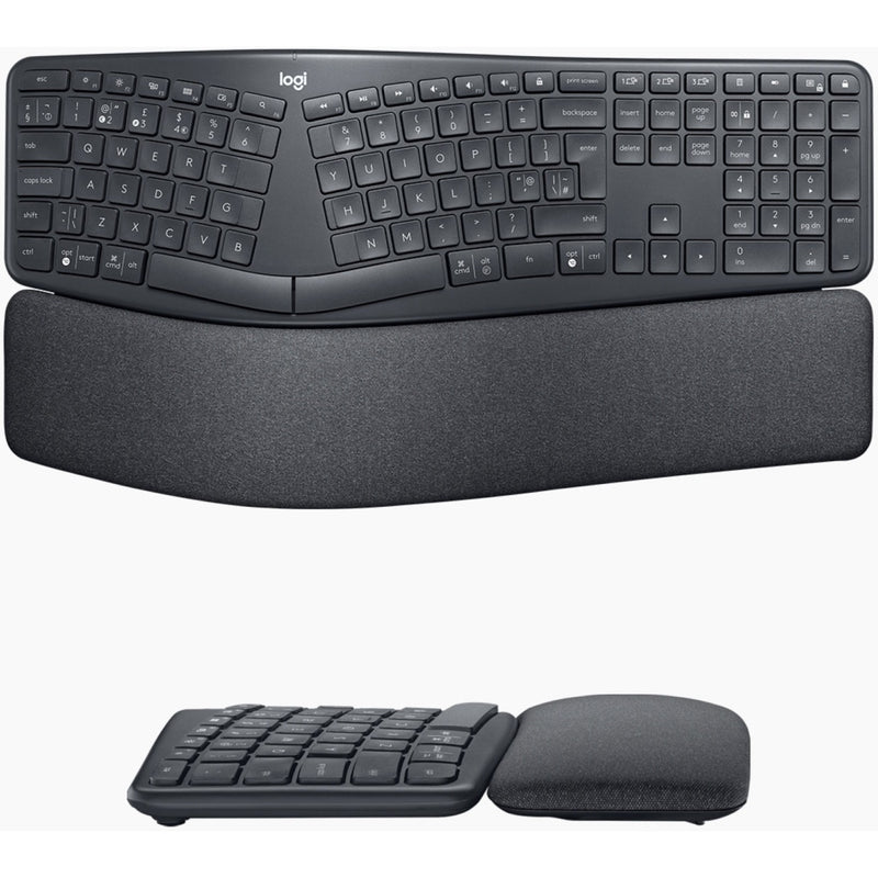 Full view of ERGO K860 keyboard showing complete layout and design