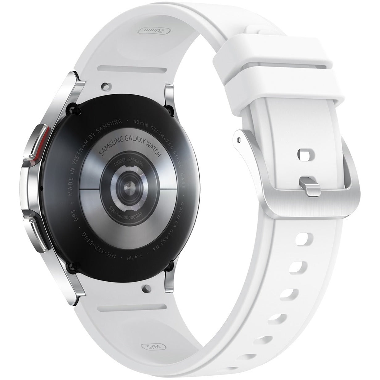 Samsung SM-R880NZSAXAA Galaxy Watch4 Classic 42mm Silver Bluetooth, Water Resistant, Health & Fitness Smart Watch