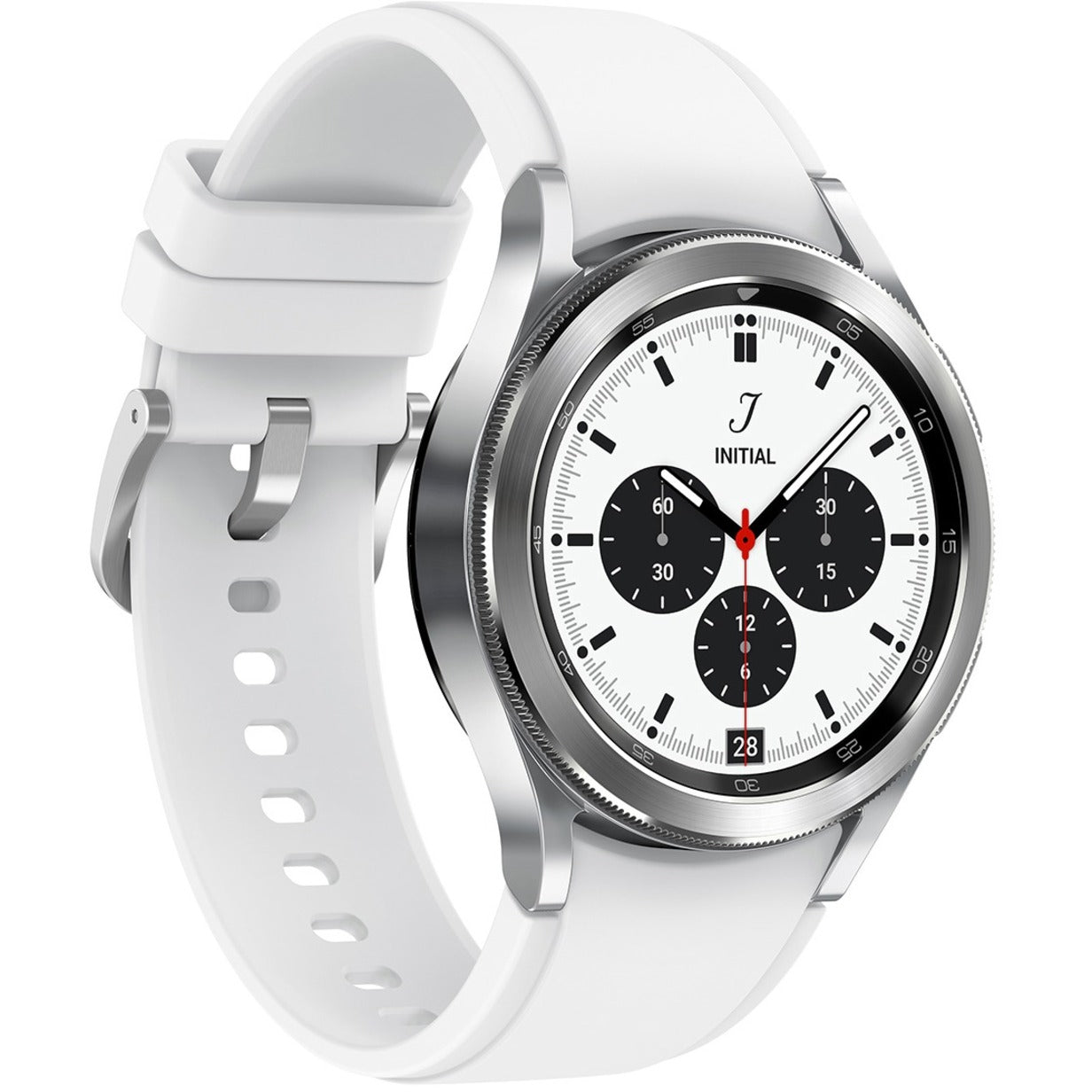 Samsung SM-R880NZSAXAA Galaxy Watch4 Classic 42mm Silver Bluetooth, Water Resistant, Health & Fitness Smart Watch