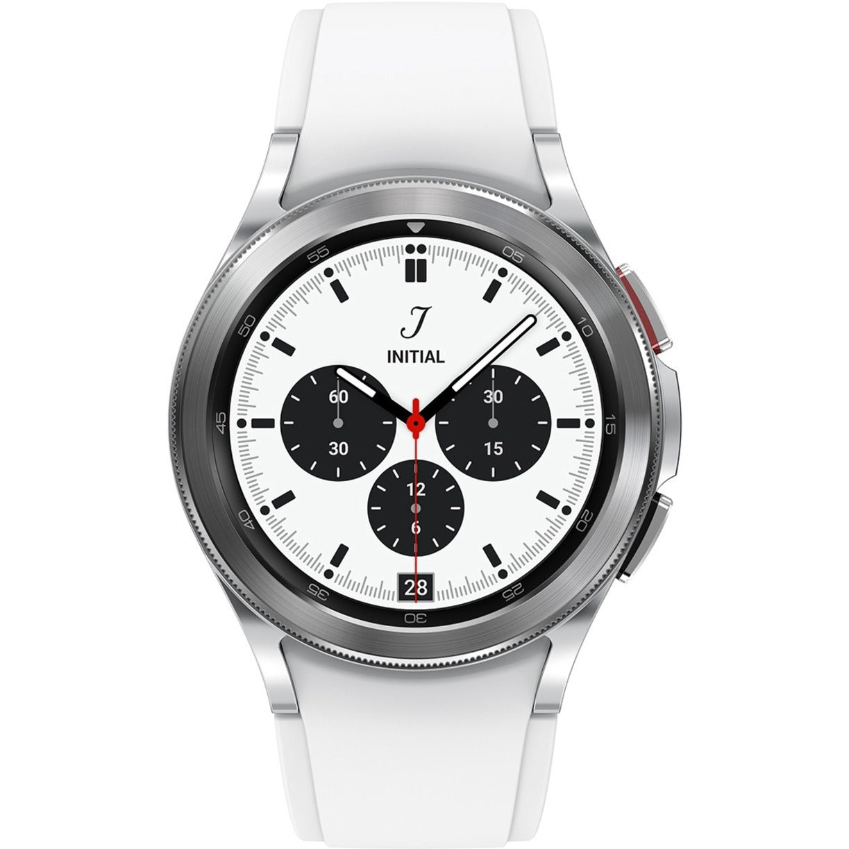 Samsung SM-R880NZSAXAA Galaxy Watch4 Classic 42mm Silver Bluetooth, Water Resistant, Health & Fitness Smart Watch