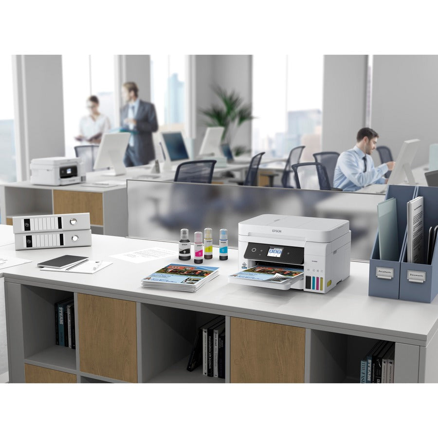 Epson C11CJ60203 WorkForce ST-C4100 หมึกซูเปอร์แท็งก์สี MFP เครื่องพิมพ์มัลติฟังก์ชันแบบไร้สาย ประกัน 2 ปี