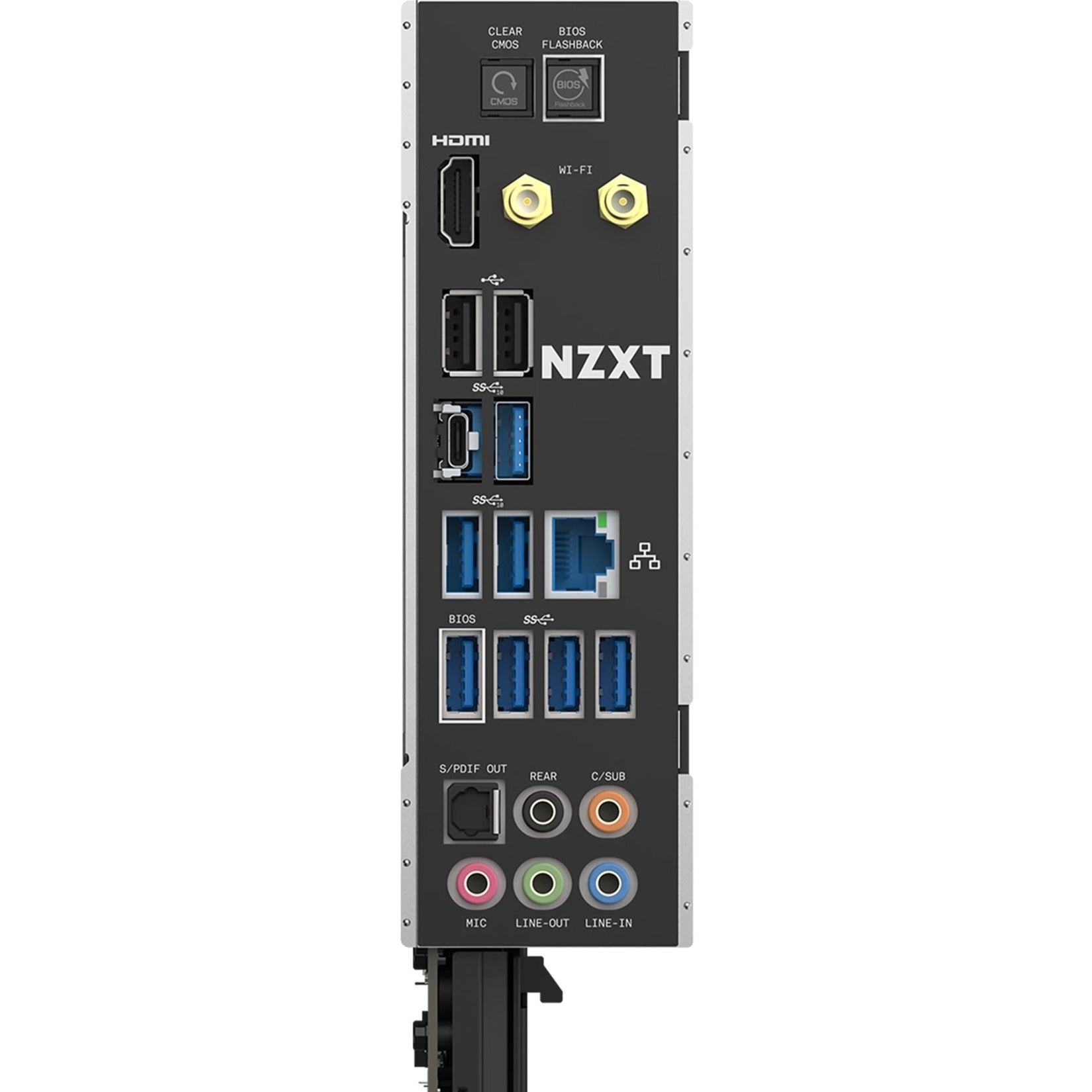 NZXT N7-B55XT-B1 N7 B550 Gaming Desktop Motherboard, AMD B550 Chipset, Socket AM4, ATX