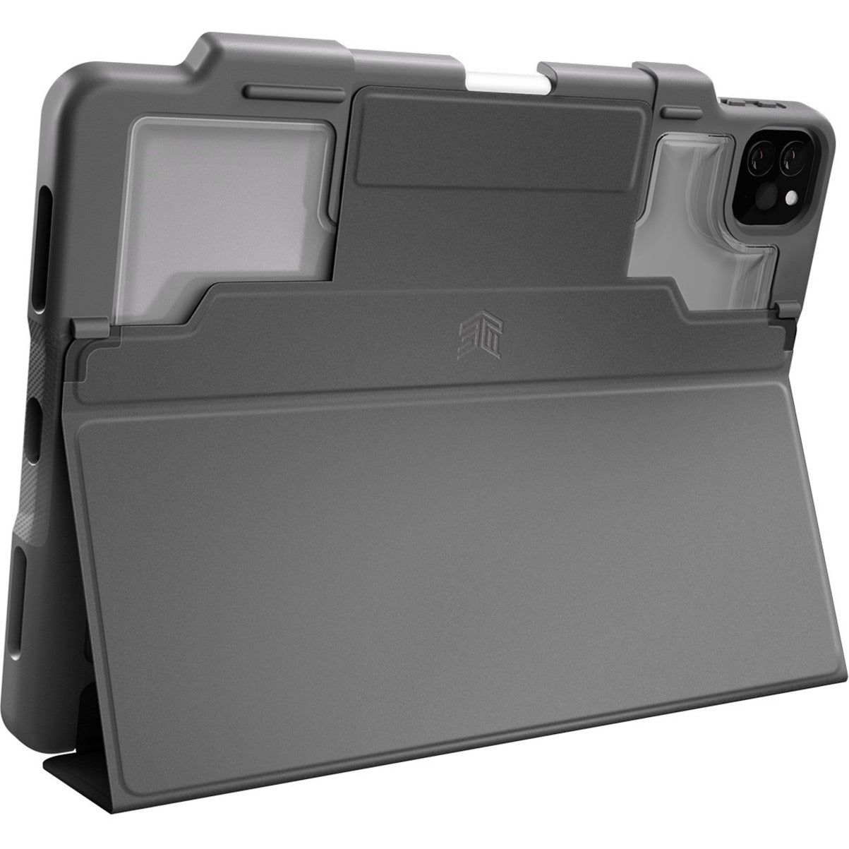 STM Goods STM-222-334KZ-01 DUX PLUS iPad Pro Models With Apple Pencil Storage (2021), Black, 11"