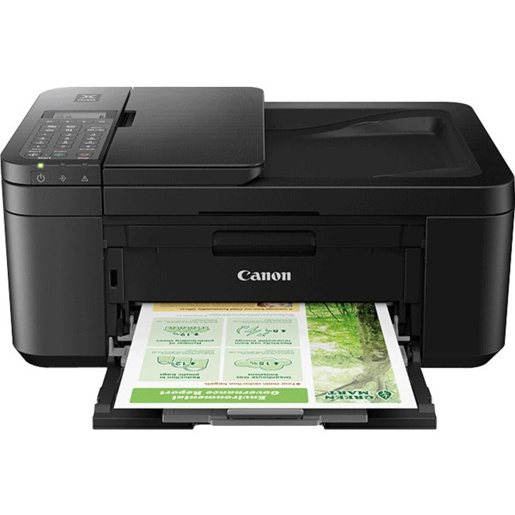 Canon PIXMA TR4720 printing a color document showing print quality-alternate-image7