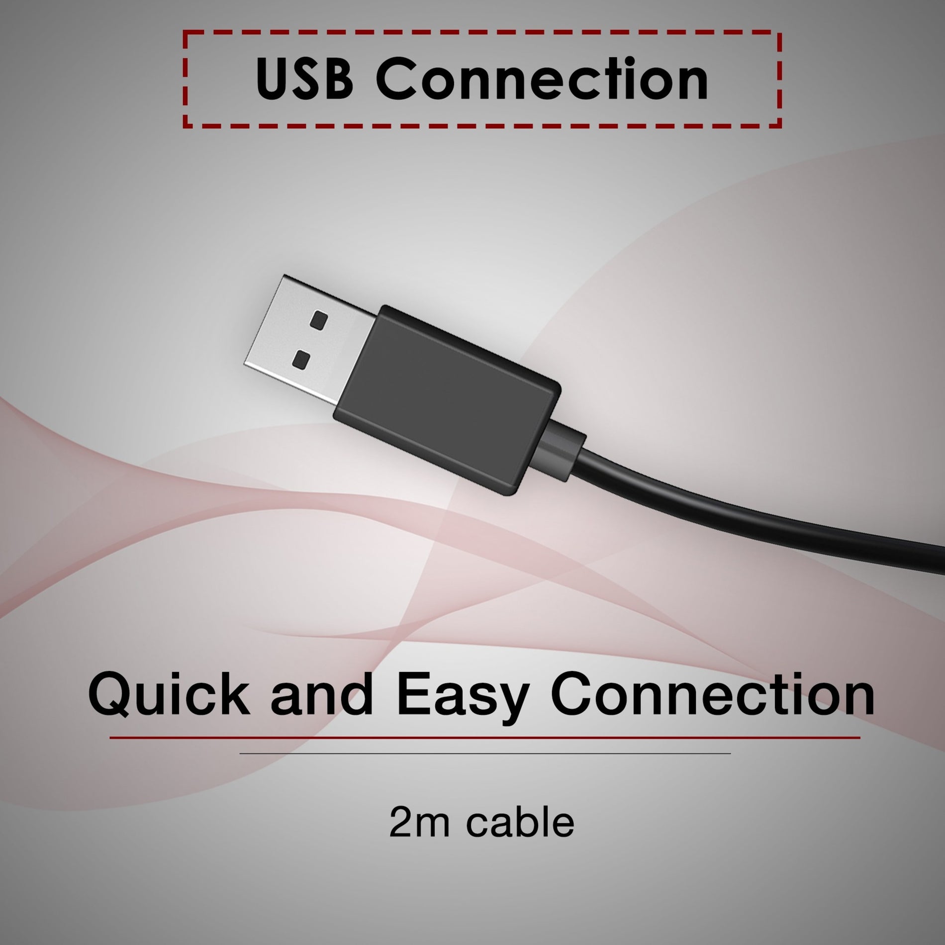 Cyber Acoustics CA-2890 USB Computer Speaker Bar, Plug and Play, LED Indicator