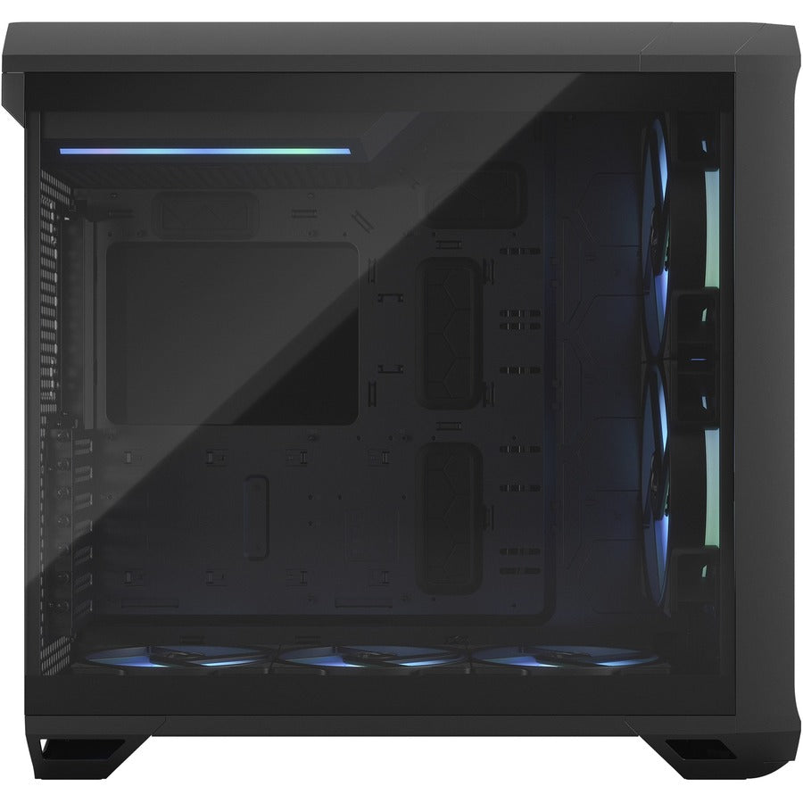 Fractal Design FD-C-TOR1A-04 Torrent Black RGB TG Light Tint Computer Case, Steel, Tempered Glass, 6 Expansion Bays, 7 Expansion Slots