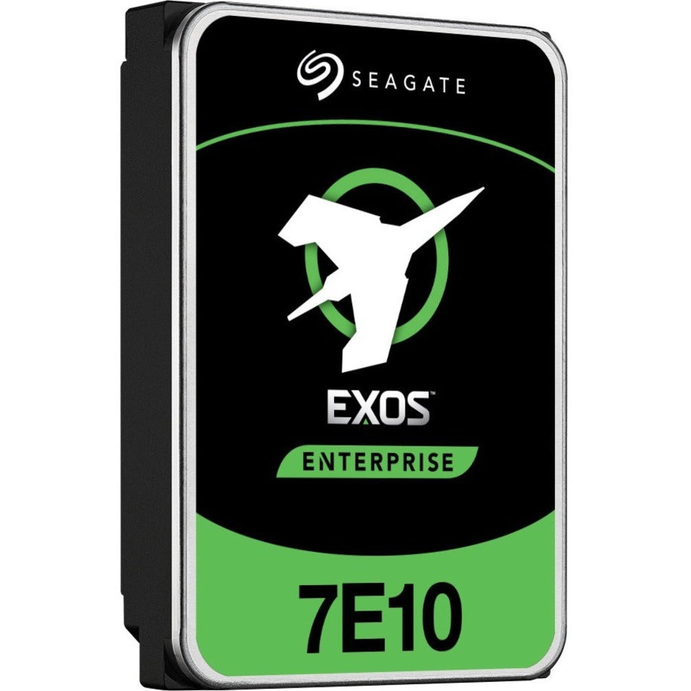 Side view of Seagate Exos 7E10 enterprise hard drive emphasizing its sleek industrial design-alternate-image3