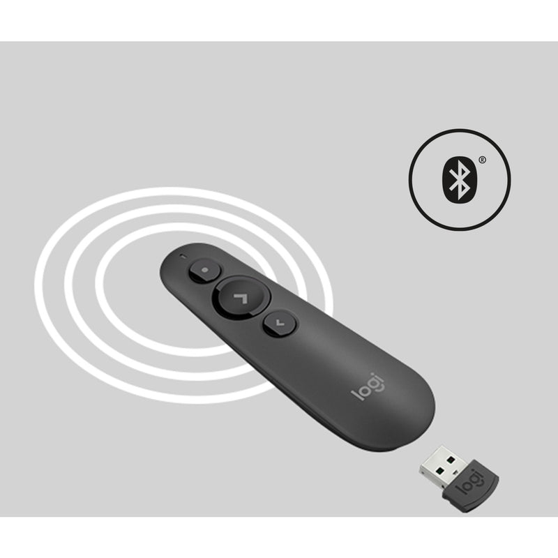 Illustration showing R500s wireless connectivity options with Bluetooth symbol