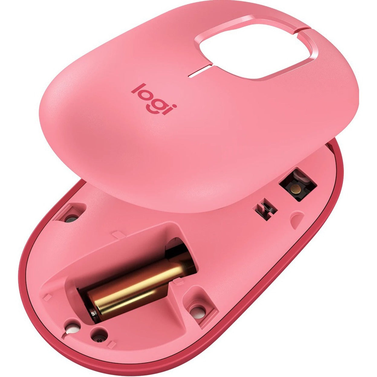 فأر لوجيتك 910-006545 POP مع إيموجي، وردي المتمرد، فأر بلوتوث لاسلكي مع عجلة تمرير العلامة التجارية: لوجيتك