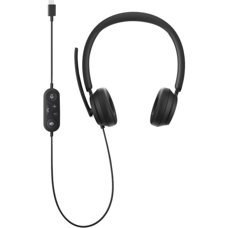 Microsoft I6S-00011 Modern USB-C Headset For Business, Stereo Sound, Lightweight and Comfortable