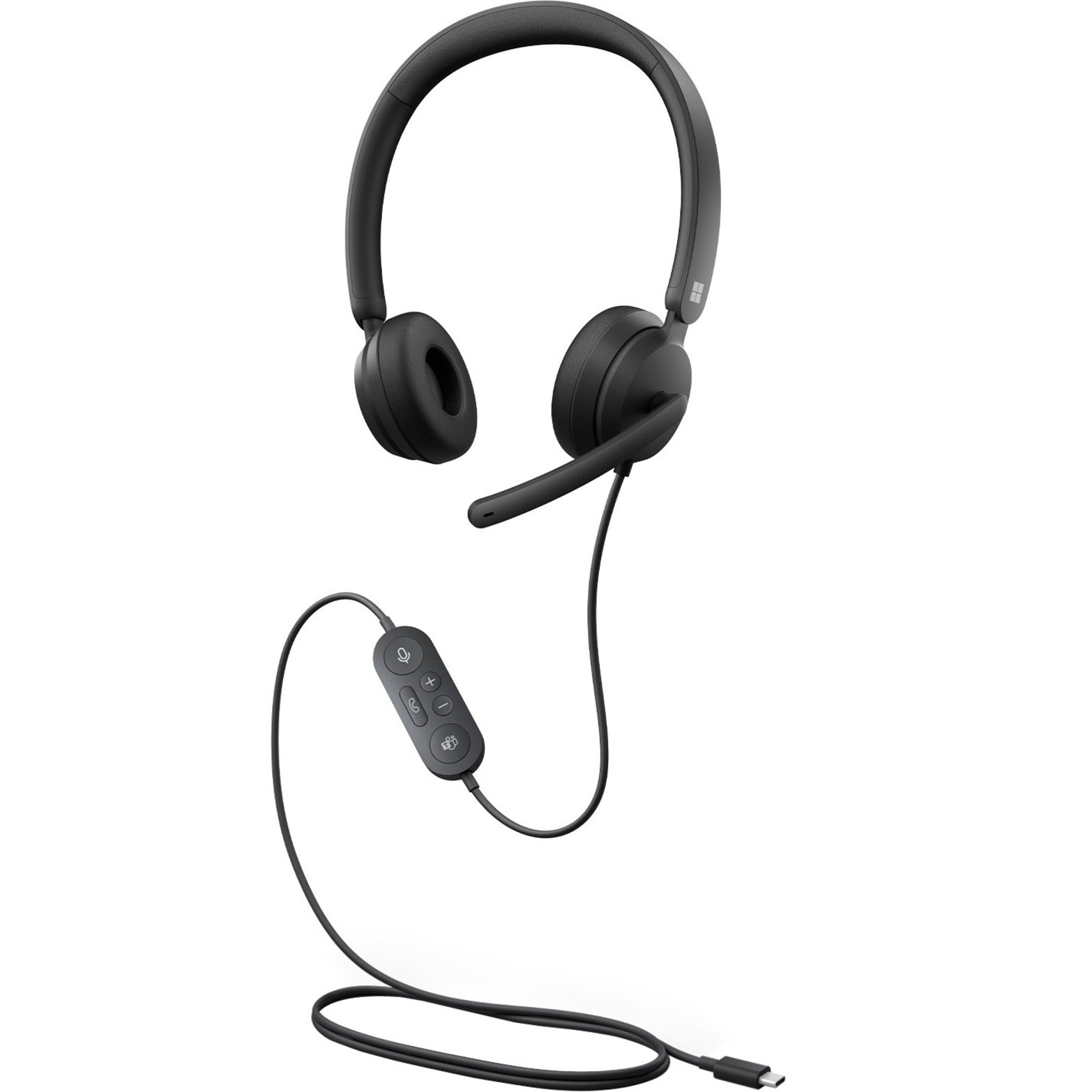 Microsoft I6S-00011 Modern USB-C Headset For Business, Stereo Sound, Lightweight and Comfortable