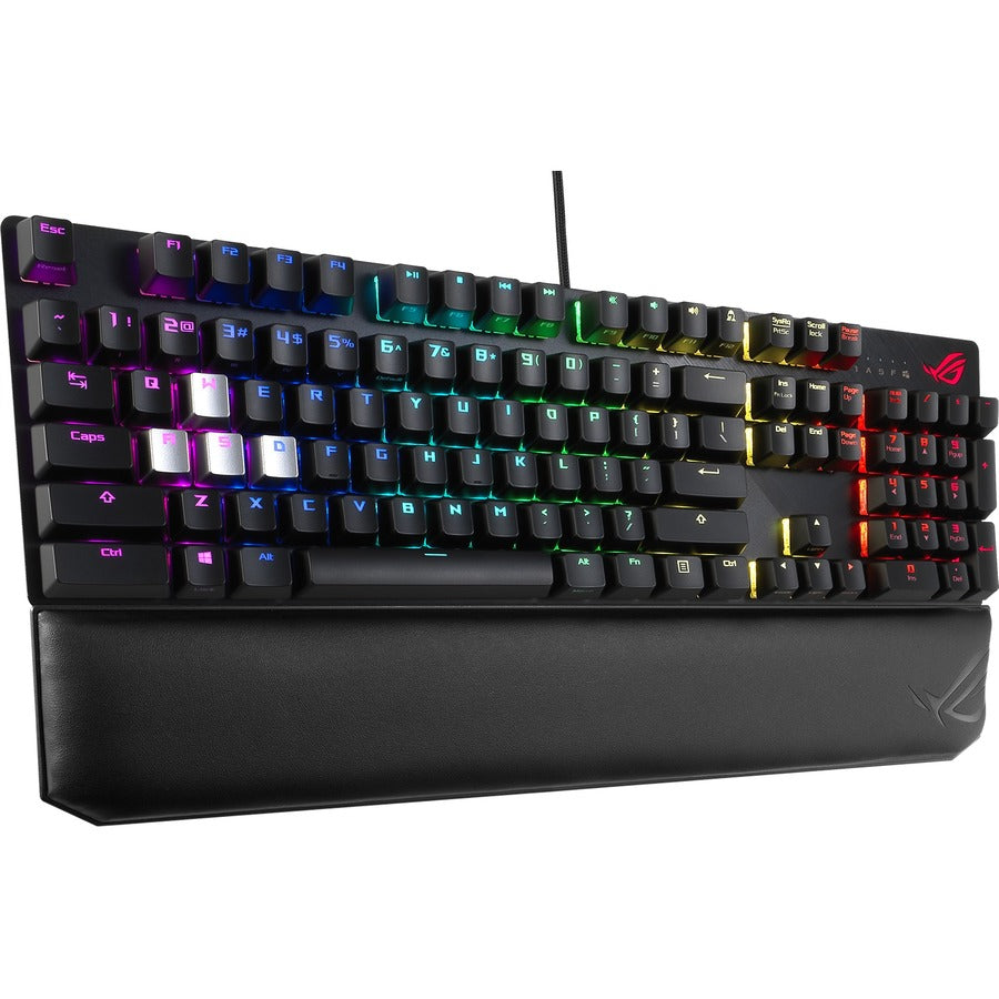 Asus ROG XA04STRIXSCOPENXDXN Strix Scope NX Deluxe Gaming Keyboard, RGB Backlight, Mechanical Keys, Wrist Rest