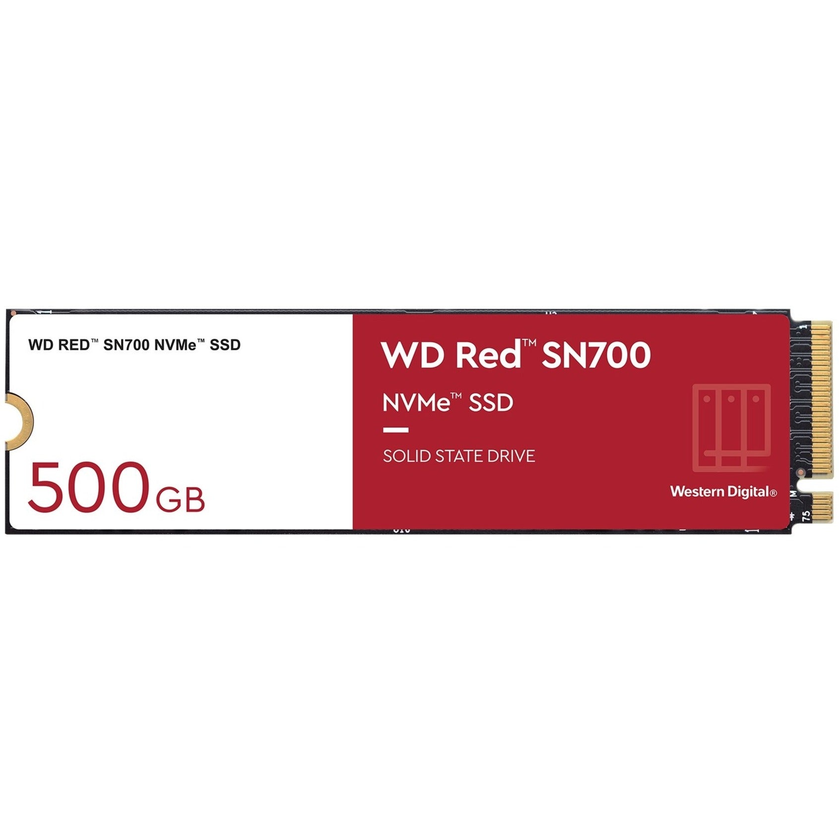 Western Digital WDS500G1R0C Red SN700 NVMe SSD, 500GB Storage Capacity, 5 Year Warranty