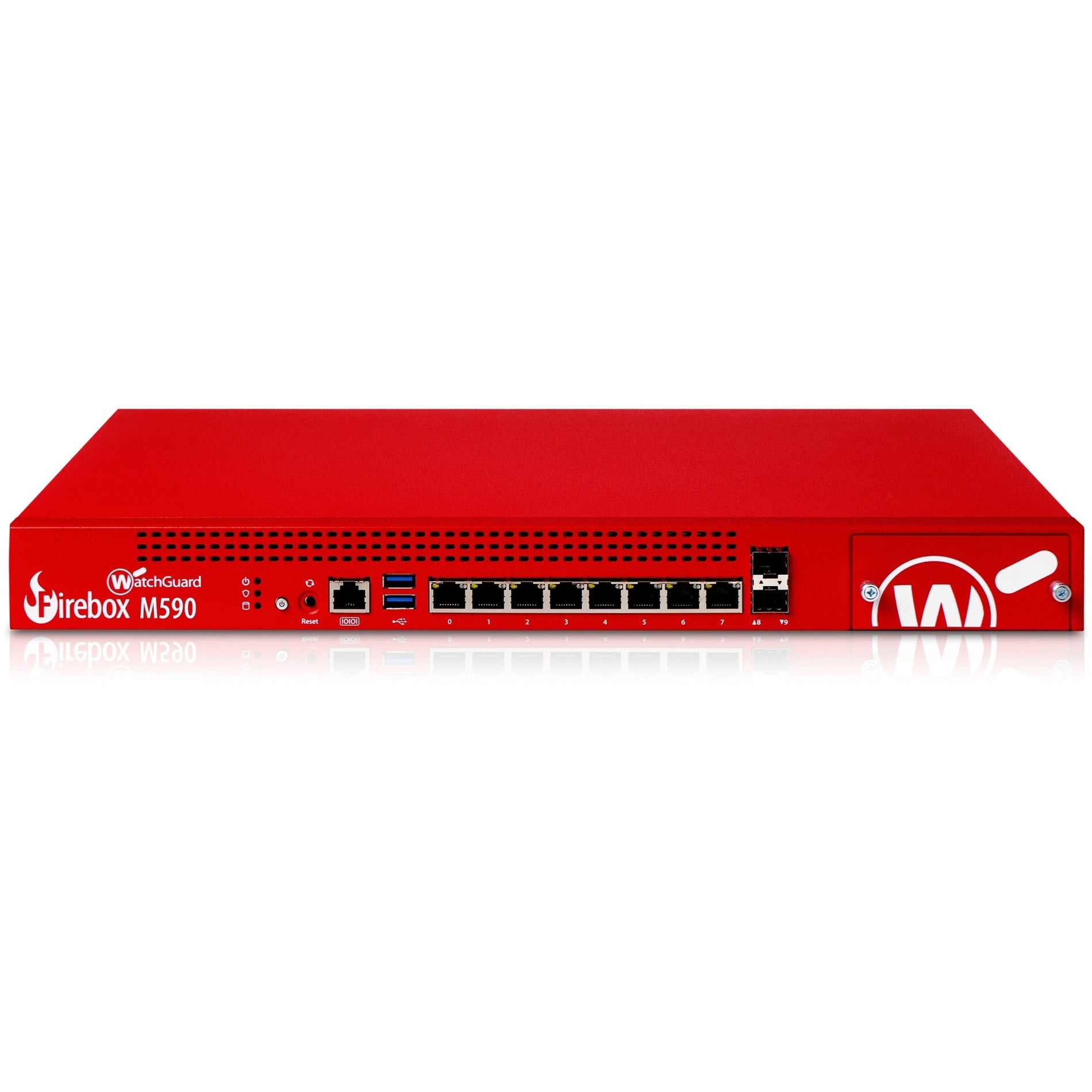 WatchGuard WGM59001603 Firebox M590 High Availability Firewall, 8 Ports, 10 Gigabit Ethernet, Malware Protection