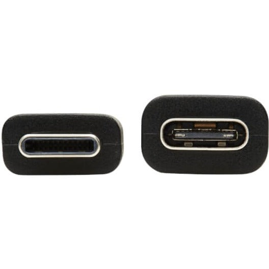 Tripp Lite U421-003 Cabo de Extensão USB-C M/F Preto 3 pés (09 m) Carga Rápida Carregamento Entrega de Energia USB (USB PD) Plug & Play