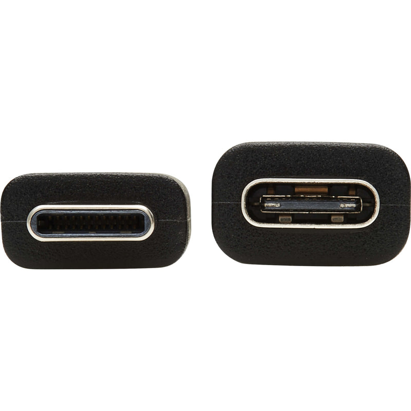 Front view comparison of male and female USB-C connectors