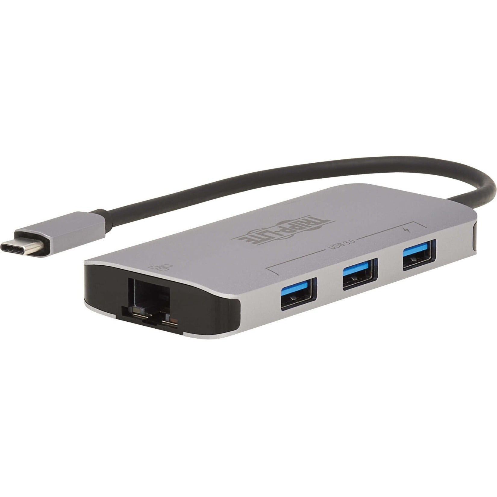 محول USB/Firewire من تريب لايت U460-003-3AGALC 3-بوابة USB-C، 3 منافذ USB 3.2، 1 منفذ Thunderbolt