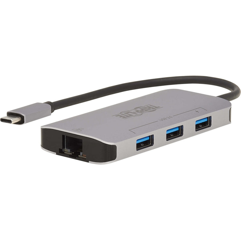 Front view of Tripp Lite USB-C hub displaying three USB 3.2 ports