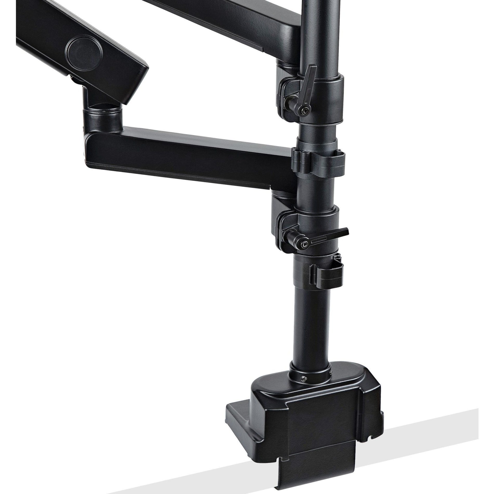 StarTech.com ARMDUALPIVOT Mounting Arm, Height Adjustable Full Motion Monitor Mount for 2x VESA Displays up to 32"/17lb, Stackable Arms