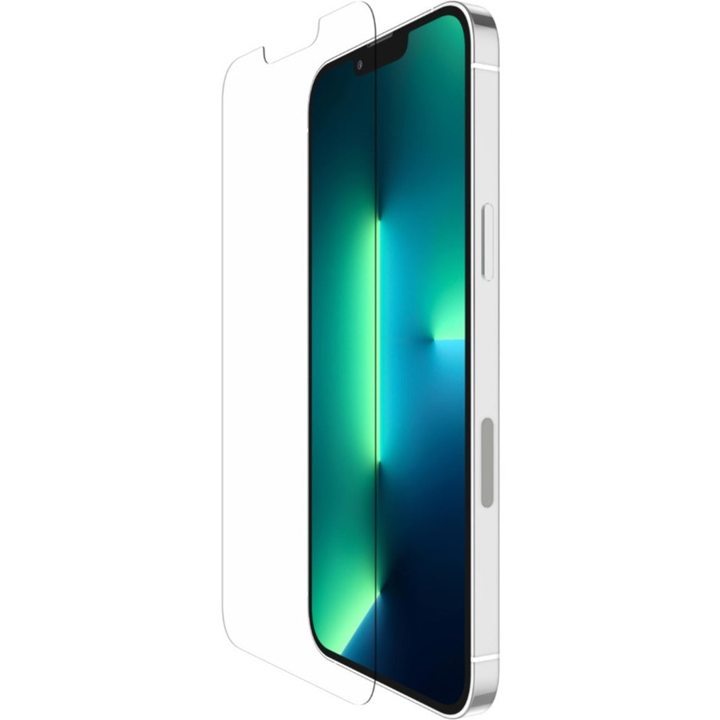 Belkin OVA070ZZ ScreenForce Protecteur d'écran en verre trempé pour iPhone 13 Pro Max Transparent Dureté 9H Résistant aux traces de doigts Sans bulles Sensible au toucher