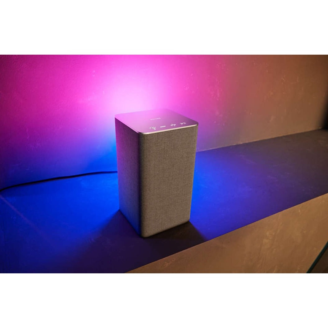 Philips TAW6205/37 Wireless Home Speaker with Built-In LED Light, Gray - 40W RMS Output Power, DTS Play-Fi, Wireless Speaker