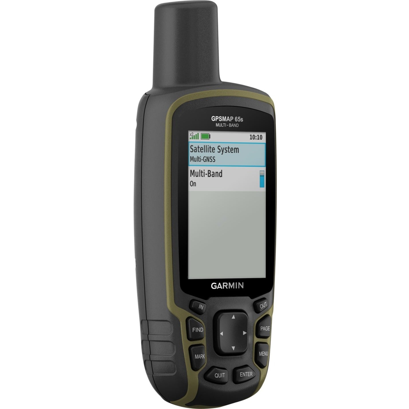 Garmin 010-02451-10 GPSMAP 65s Handheld GPS Navigator, Multi-Band GPS with Sensors