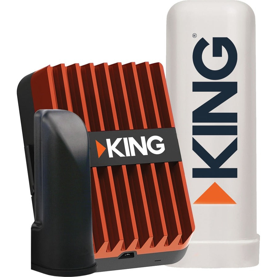 KING KX2000 Extend Pro LTE Cellular Signal Booster, Improve Signal Strength for Caravans, Ice Houses, Trucks, and RVs