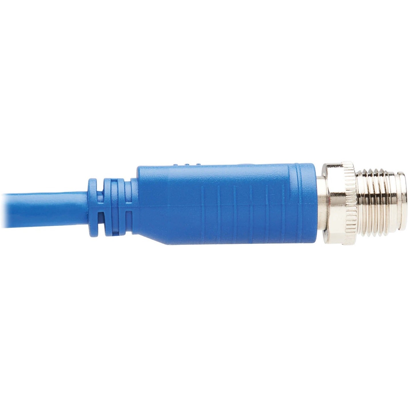 Tripp Lite NM12-602-02M-BL Cat.6 Network Cable, 6.56 ft, Blue, Temperature Resistant, Corrosion Resistant, Lockable, Dust Resistant, Water Resistant, Damage Resistant, Moisture Resistant, PoE++, Heat Resistant, Vibration Resistant