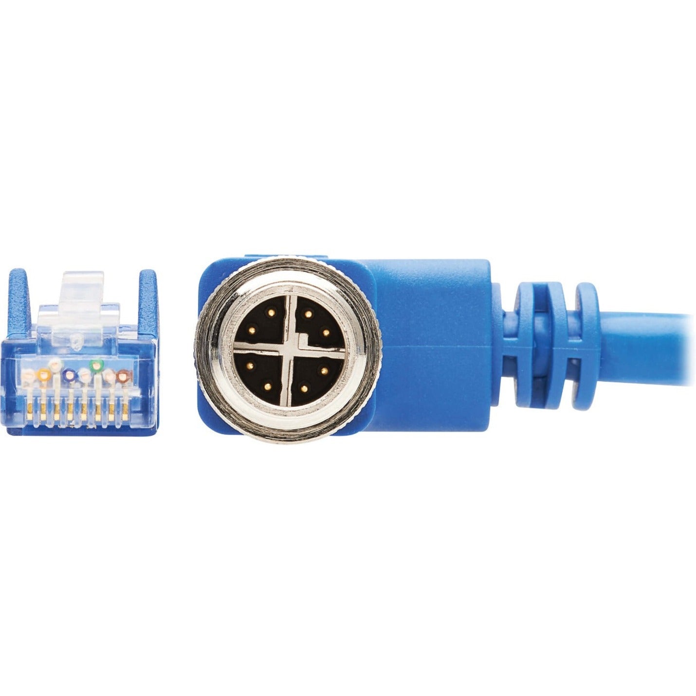 Detailed view of M12 X-Code connector pin layout and RJ45 connector pinouts-alternate-image3