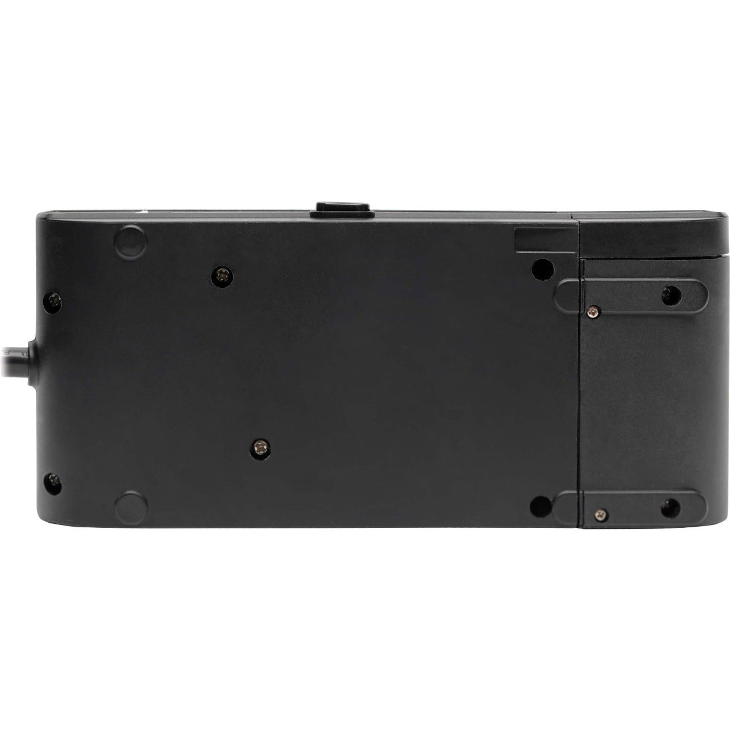 Bottom view of Tripp Lite TLP68UBAM surge protector showing mounting options-alternate-image2