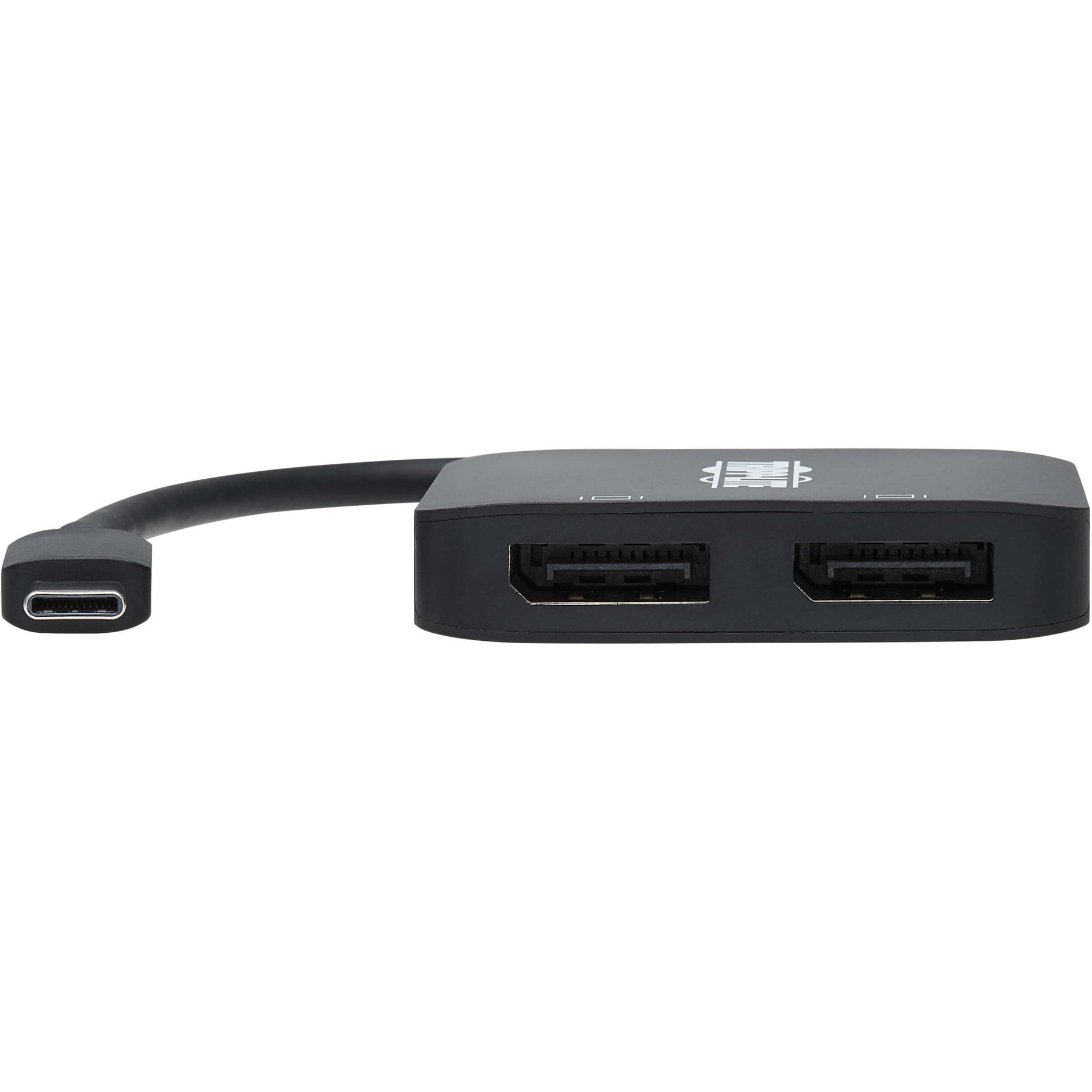 Tripp Lite U444-2DP-MST4K6 USB-C Adapter, Dual Display, Black, Plug and Play, 7680 x 4320 Resolution Support