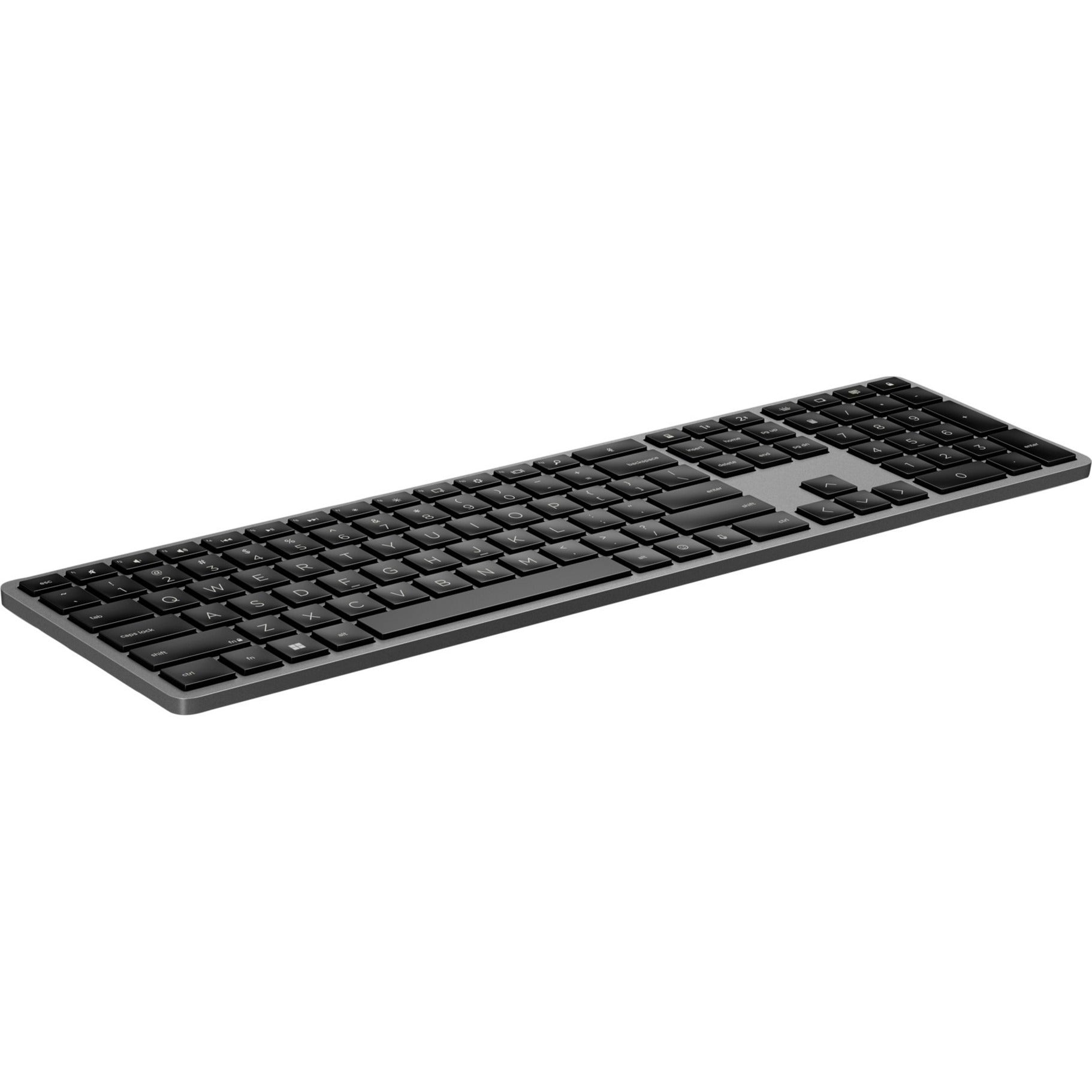 HP 975 Wireless Keyboard, Bluetooth Smart Backlit, Multi-Device Connectivity, Programmable Keys, Quiet Soft-Touch, Rechargeable Battery, Windows 10 Compatible - 3Z726UT#ABA (1 Year Warranty)