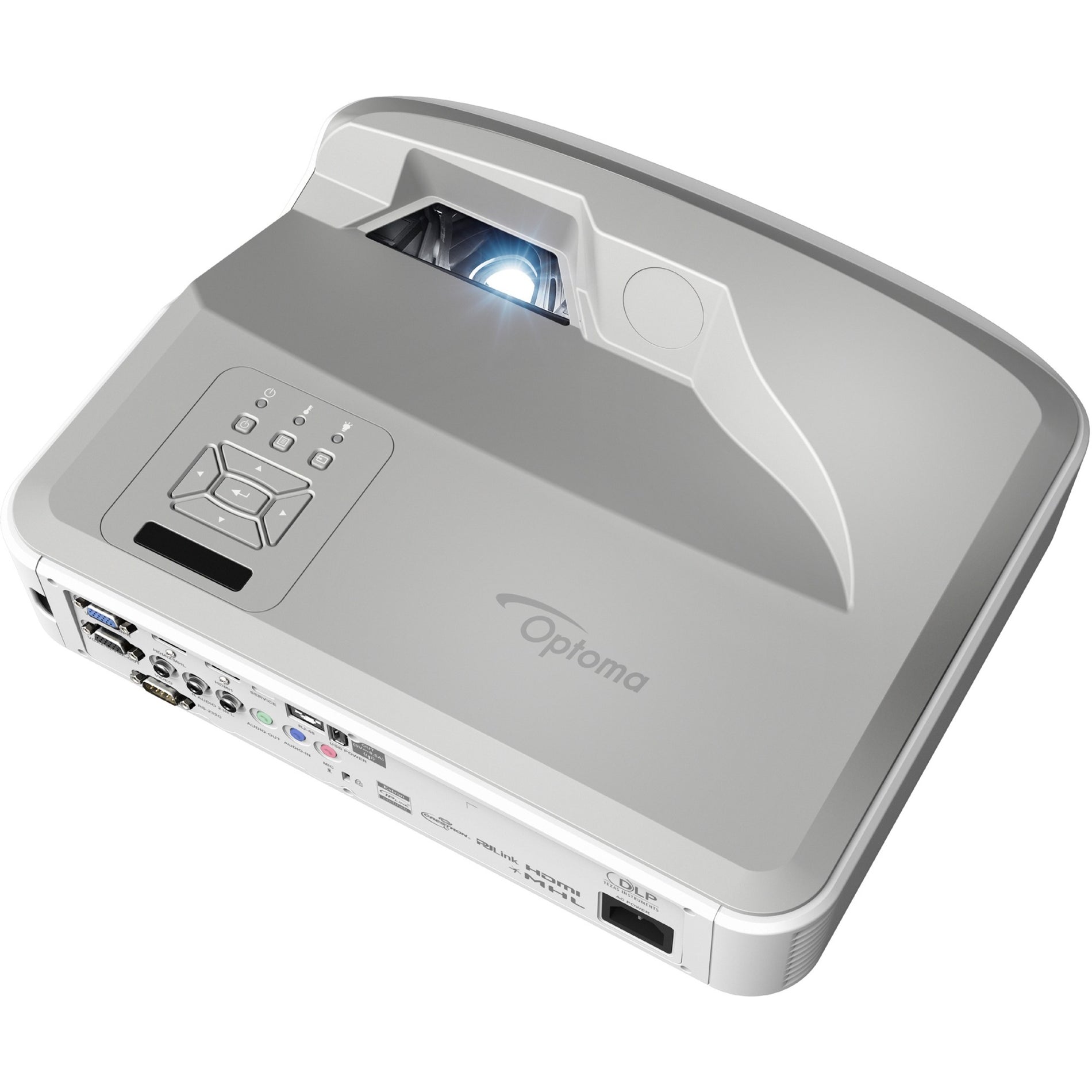欧普松玛 ZU500USTE 高亮度 WUXGA 超短焦激光投影仪，5000 流明，1080p，16：10