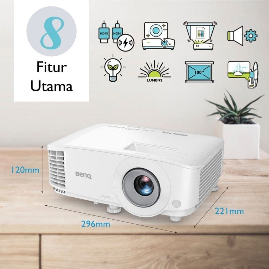 BenQ MS560 SVGA Business Projector For Presentation, 4:3, 4000 lm, White