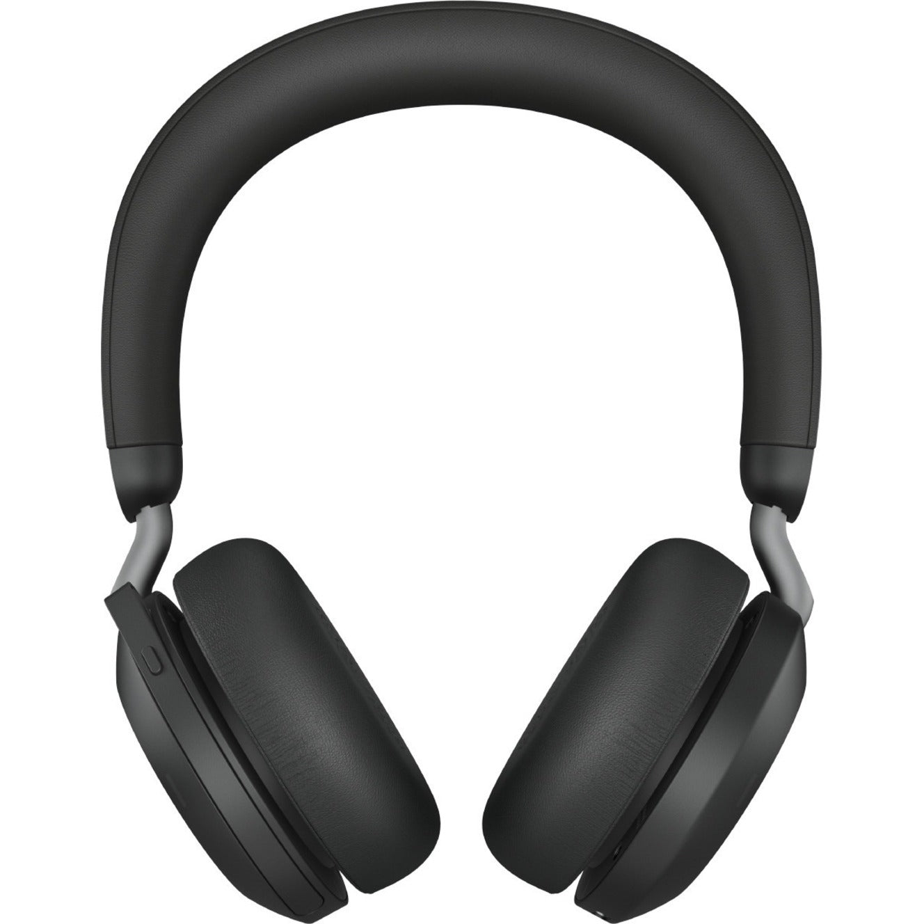 Front view of Jabra Evolve2 75 headset showing premium ear cushions-alternate-image2