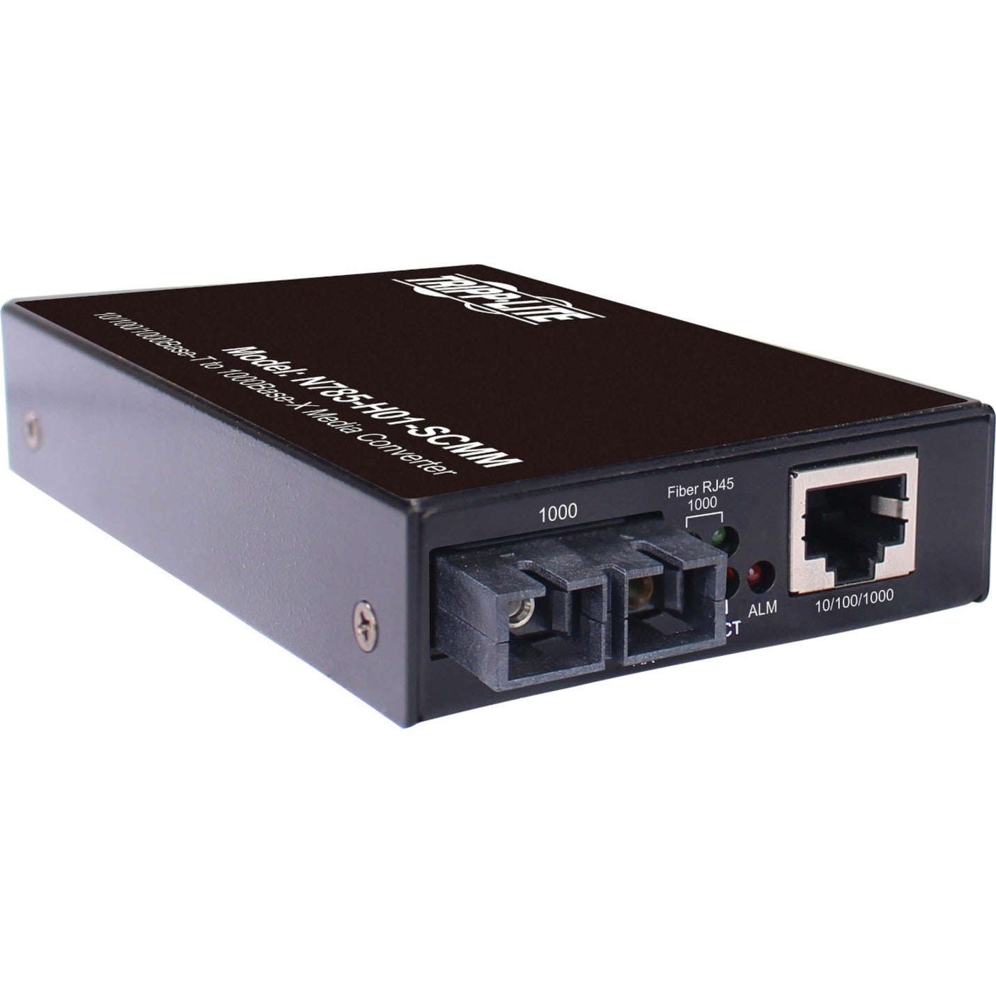 Tripp Lite N785-H01-SCMM Transceiver/Convertisseur de support cuivre Gigabit à fibre multi-mode Distance prise en charge de 1640.42 pi