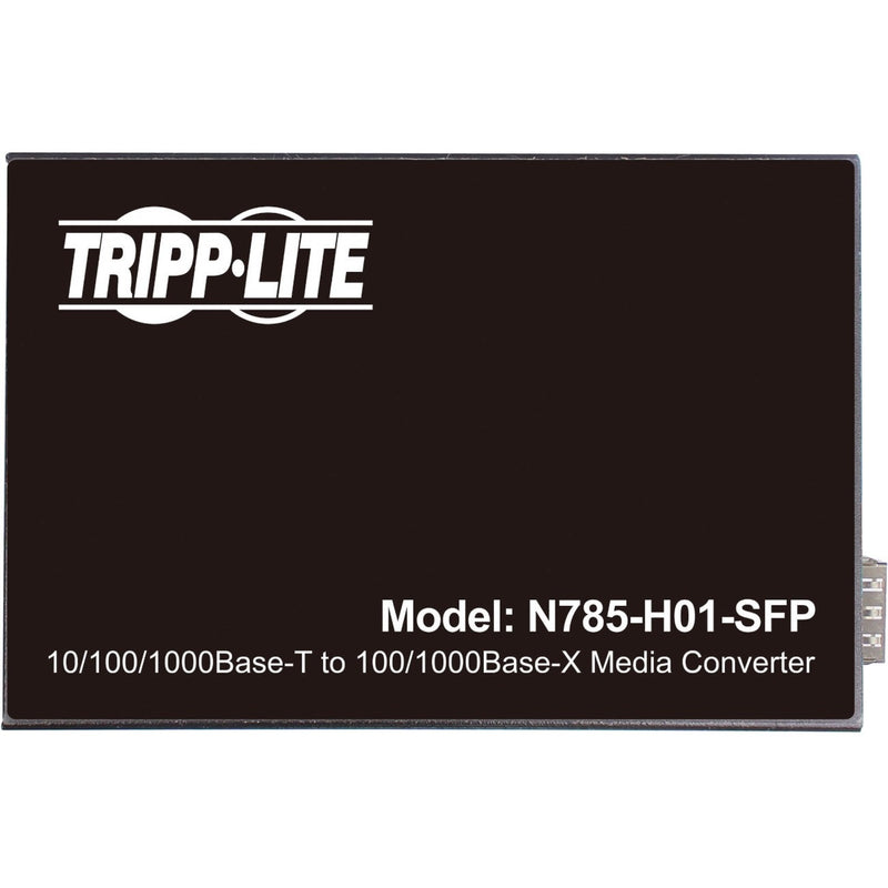 Top view of N785-H01-SFP showing product labeling and model information